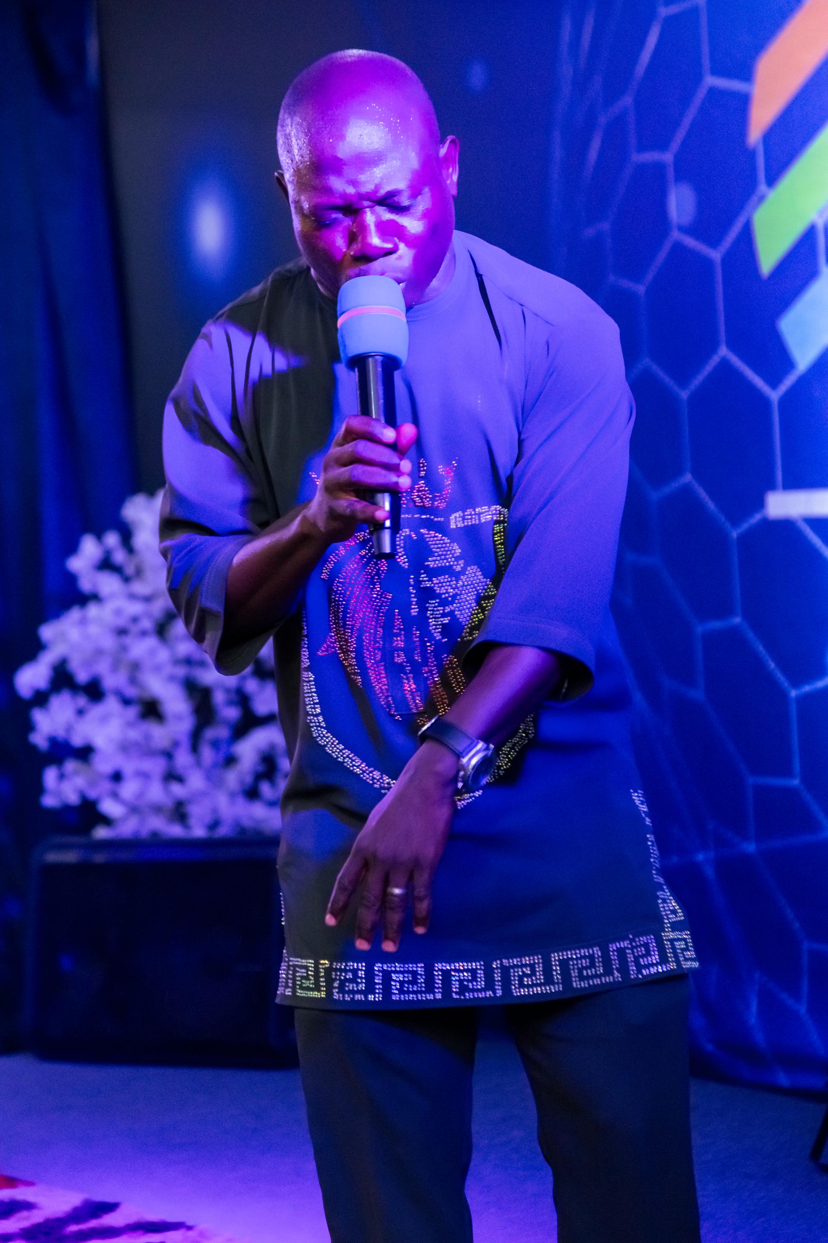 Pastor praying